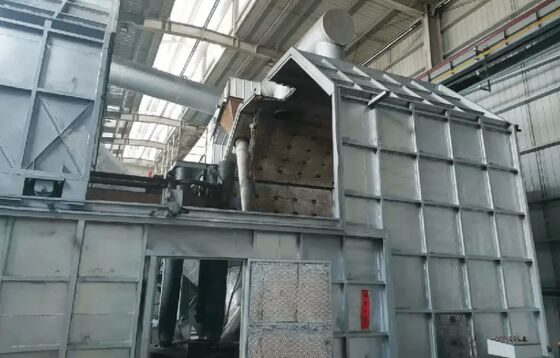 تجهیزات تصفیه خاکستر آلومینیوم با دمای ذوب 1550-1650 درجه سانتیگراد، مصرف برق 750-850 کیلووات ساعت بر تن و ظرفیت تصفیه روزانه 60-160 تن