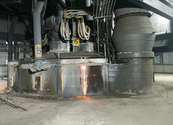کوره قوس الکتریکی مولیت گنگ زغال سنگ 4000 کیلو ولت آمپر تجهیزات ذوب نسوز مولیت بازیافت زباله جامد