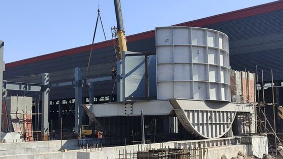25000KVA 1250mm Electrode Closed Type Large Submerged Arc Furnace for High Carbon Ferromanganese Smelting
